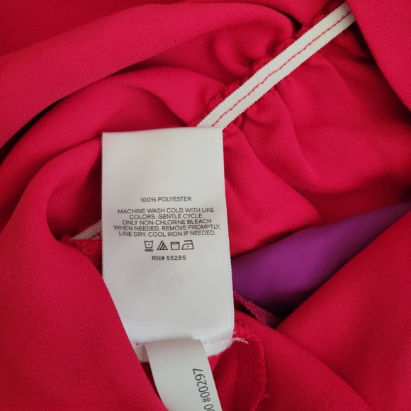 Express blouse size US S red and purple - Picture 4 of 5